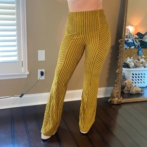 Free people crushed velvet flare pant